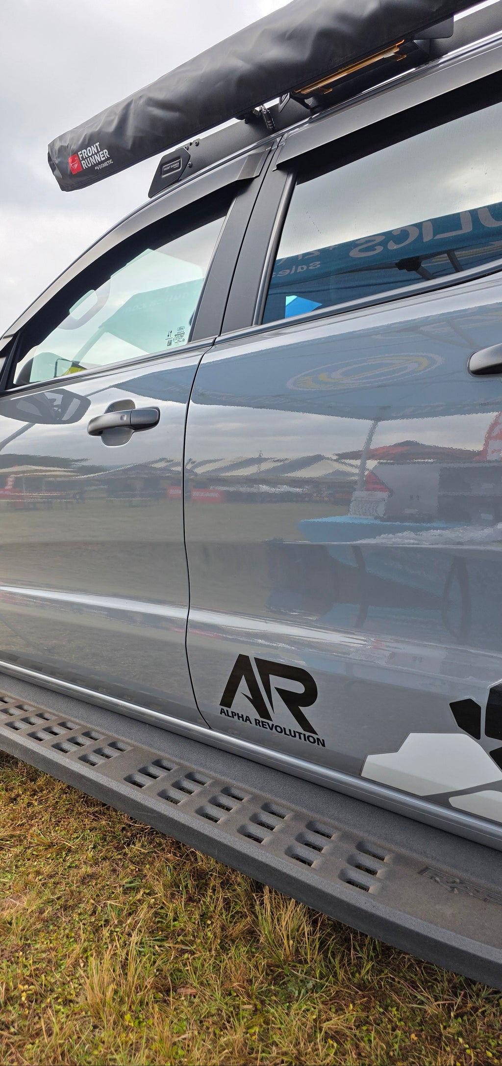 AR VEHICLE STICKER SET - BLACK (SOLD IN SETS OF 2)