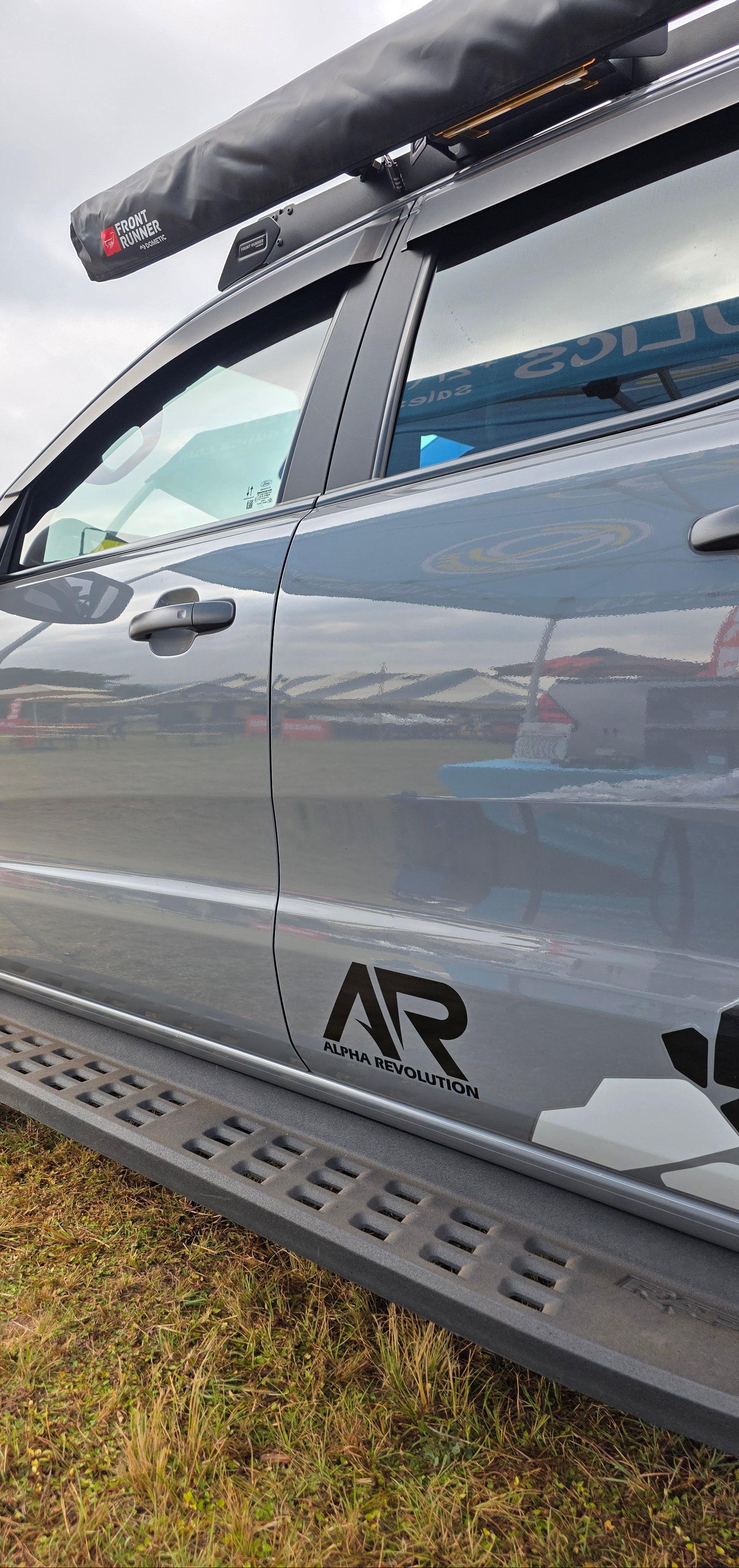 AR VEHICLE STICKER SET - BLACK (SOLD IN SETS OF 2)