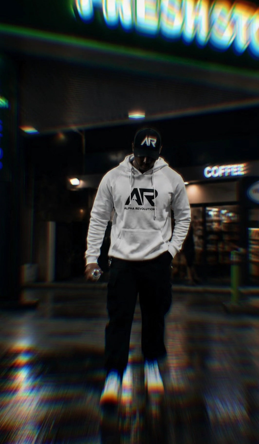 AR HOODIE WHITE- VERSION 1.0
