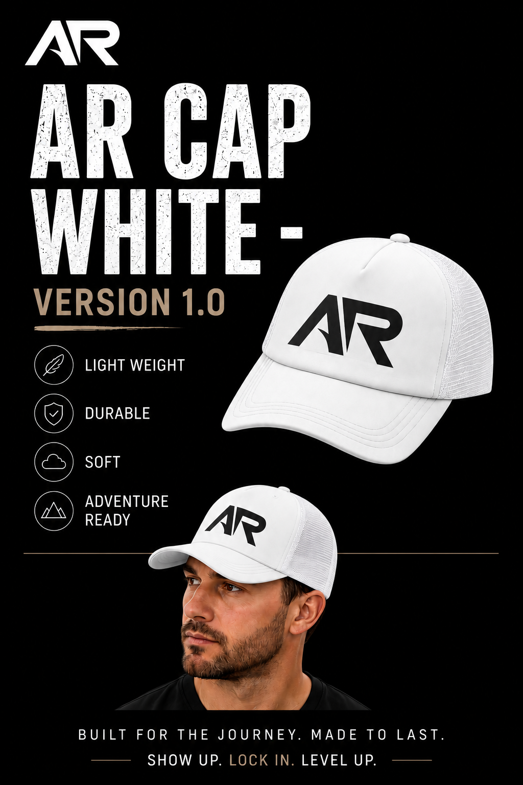AR CAP WHITE- VERSION 1.0