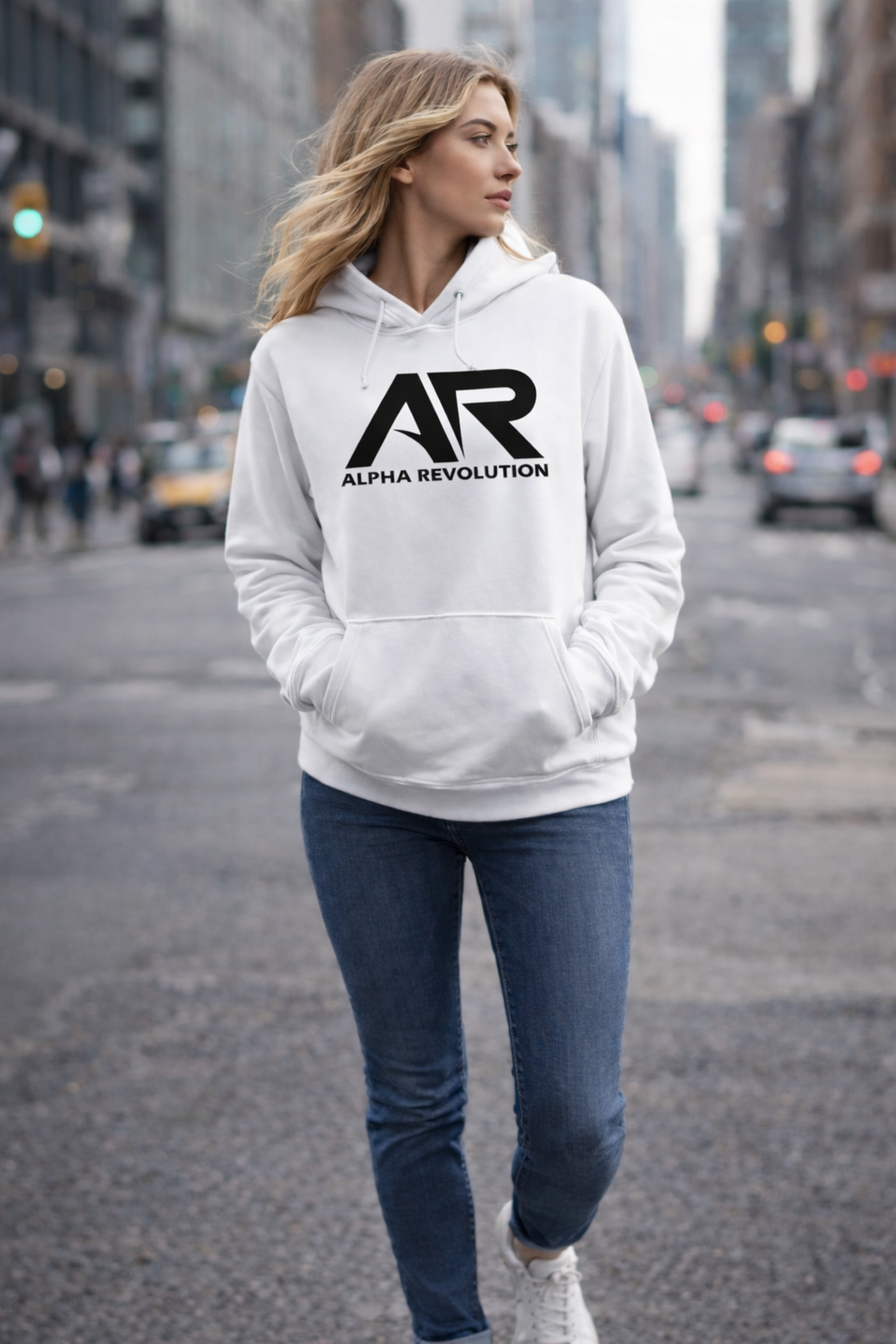 AR HOODIE WHITE- VERSION 1.0