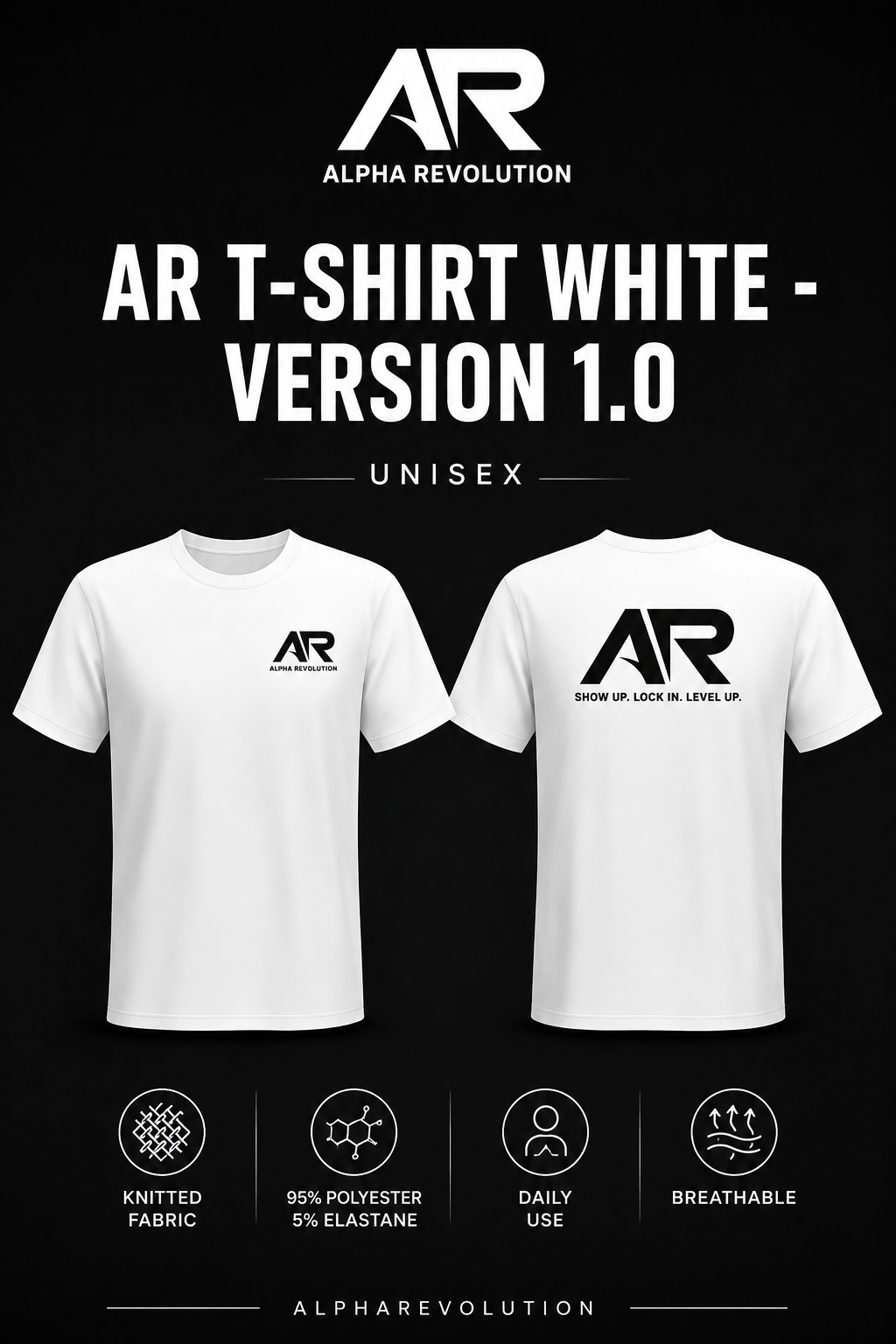 AR T-SHIRT WHITE- VERSION 1.0