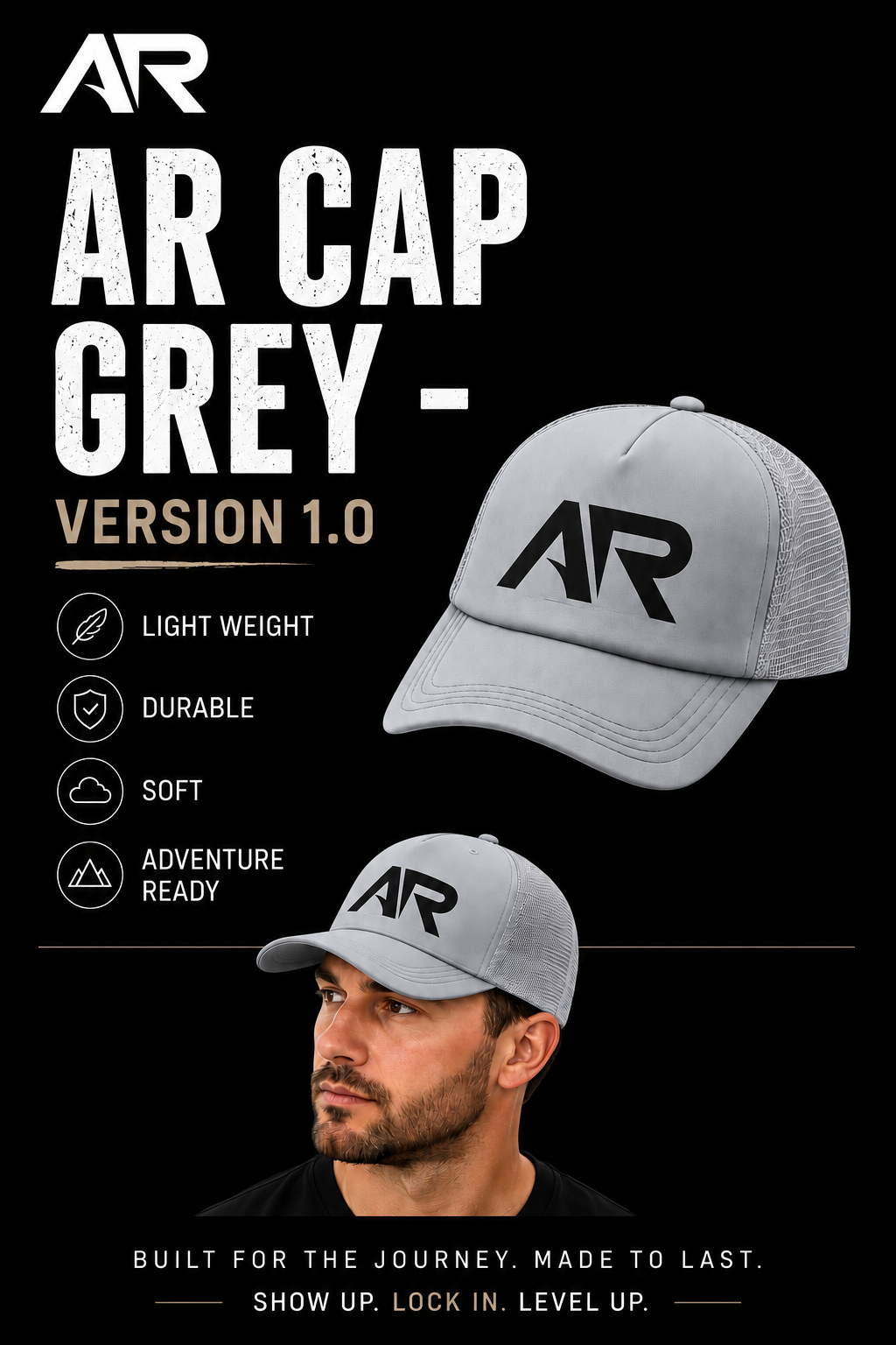 AR CAP GREY- VERSION 1.0