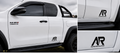 AR VEHICLE STICKER SET - BLACK (SOLD IN SETS OF 2)
